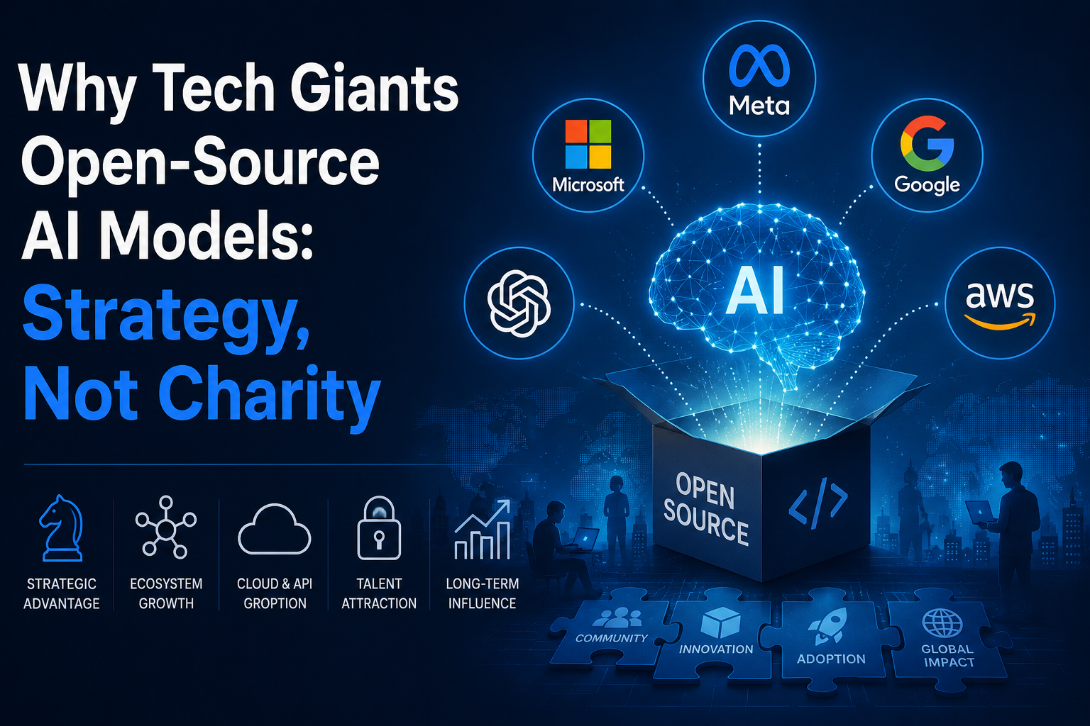 Why Tech Giants Open-Source AI Models: Strategy, Not Charity